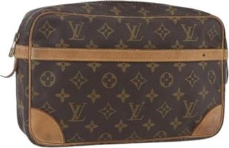 Louis Vuitton Pre-owned Clutches, female, Brown, Size: ONE SIZE Pre-owned Vintage Clutch