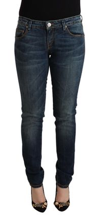 Acht Washed Cotton Low Waist Slim Fit Womens Jeans