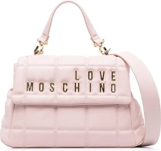 Love Moschino padded panels tote bag - women - Polyurethane - OS - Pink
