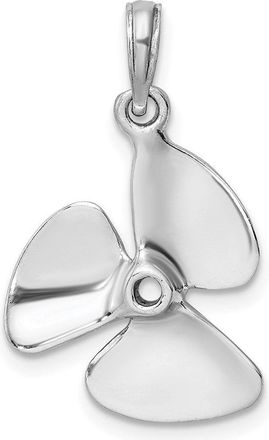 Diamond2Deal 14k Gold 3-D Polished Three Blade Propeller Charm
