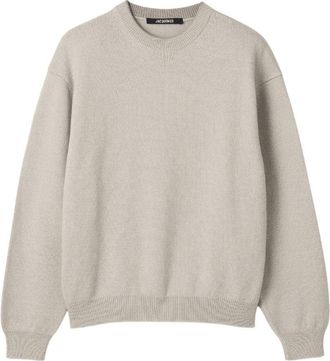 Jacquemus Relaxed Ribbed Crewneck Sweater