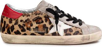 Golden Goose Sneakers Super Star In Cavallino Leopardato