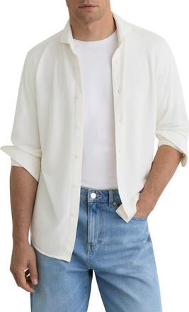 Reiss Davaro Button-Up Shirt in White at Nordstrom, Size Xx-Large