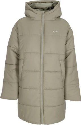 Nike Licht Army/Witte Donsjas met Therma-Fit - Dames - Outdoorjassen - Groen - XS - Polyester - Fitness