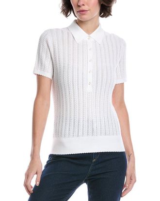 Brooks Brothers Cable Polo Sweater