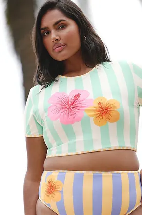 Maaji x Anthropologie Milano Reversible Swim Shirt