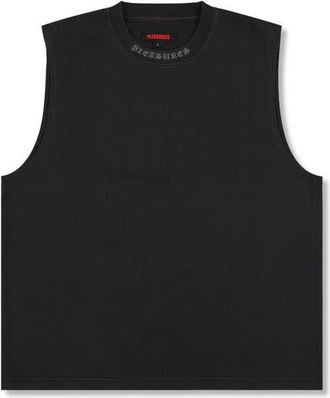 Pleasures Sorrow Cotton Muscle T-Shirt in Black at Nordstrom, Size Xx-Large