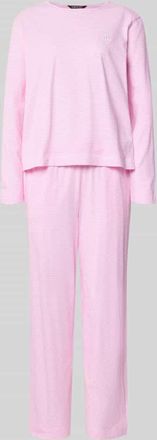 Lauren Ralph Lauren Pyjama aus reiner Baumwolle in Rosa, Gr&ouml;&szlig;e XL