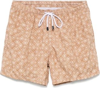Barba Costume da bagno con stampa geometrica - Toni neutri