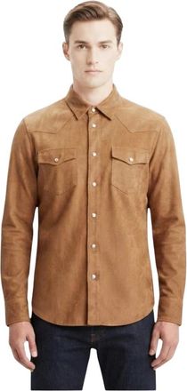 Daniele Alessandrini Hombre, Camisas, Marr&oacute;n, Talla: S