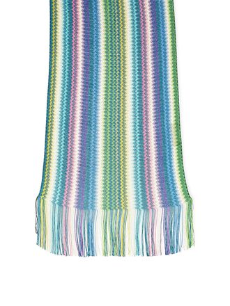 Missoni Womens Zig Zag Striped Scarf Multiple Colors Accessories >