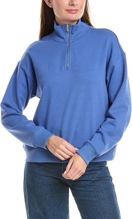 Splendid Goldie Mock Neck 1/4-Zip Sweater