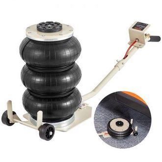 OEM Pneumatischer Wagenheber Air Jack 3 T, Wei&szlig; Dreifachbeutel-luftheber 140-450 Mm Hubh&ouml;he Airbag Luftwagenheber Mit Langem Griff, 5 Minuten Hub Lufthebe