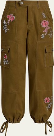 Cinq &agrave; Sept Zola Desert Rose Cargo Joggers