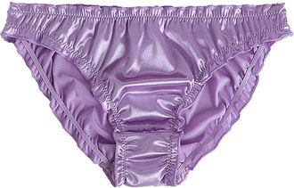 Generic Satin Knickers Mid Waisted Knickers for Women Seamless Underwear for Women Full Briefs Sexy Underwear Female Women Panties Briefs Women Sexy Womens Kn