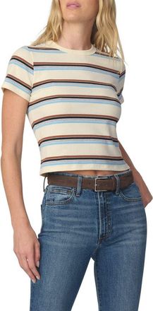 Joe's The Baby Striped T-Shirt in Ecru Multi Stripe at Nordstrom, Size X-Small