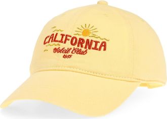 Treasure & Bond Embroidered Baseball Cap in Yellow Cali Soleil Club at Nordstrom