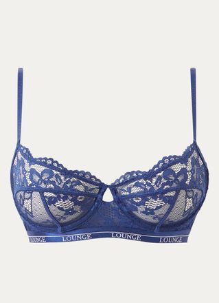 Lounge Blossom Balcony Bra - Navy - 30 / DD