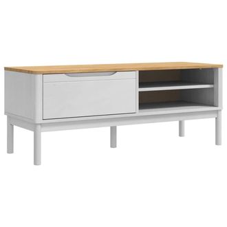 vidaXL Banco De Pasillo Floro 115 X 40 X 45 Cm Madera De Pino Macizo Vidaxl