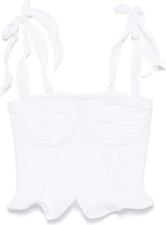 Charo Ruiz Ibiza Top Dessine - Bianco