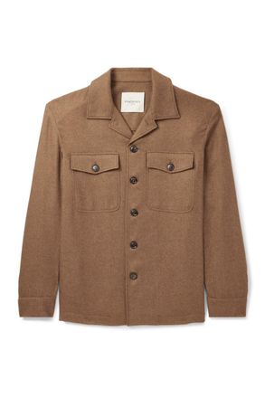 PIACENZA 1733 Cashmere and Silk-Blend Overshirt