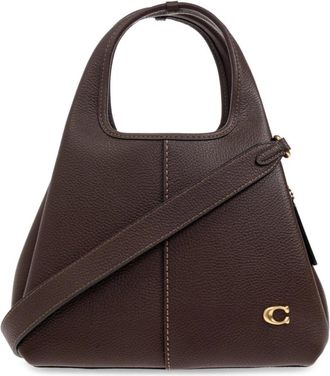 Coach Lana Shoulder Bag 23 - Dames - Handtassen - Bruin - ONE Size - Leer - Tassen