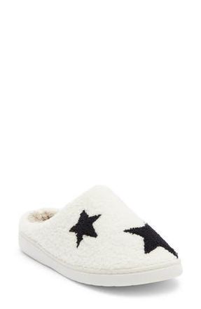 Mia Cozi Slipper in White/Black Stars at Nordstrom Rack, Size 7