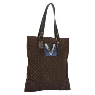 Louis Vuitton Pre-owned Tote Bags, female, Brown, Size: ONE SIZE Pre-owned Tote Bag