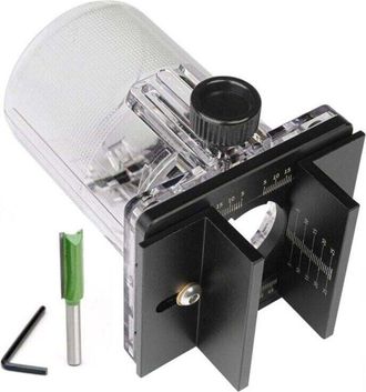 OEM Support De Rainurage - Defonceuse Bois - Diametro 65 Mm - Regulable 13 A 36 Mm - Aluminio - 1 Pieza