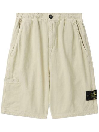 Stone Island Bermuda shorts met Compass-logopatch - Beige