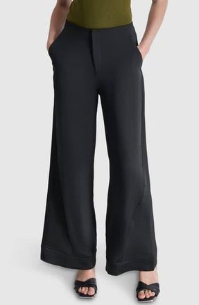DKNY Wide Leg Pants in Black at Nordstrom Rack, Size 00