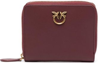 Pinko Taylor leather wallet - women - Calf Leather - One Size - Purple