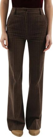 1989 STUDIO Reguliere Broek - Dames - Wijde Broeken - Bruin - XS - Broeken