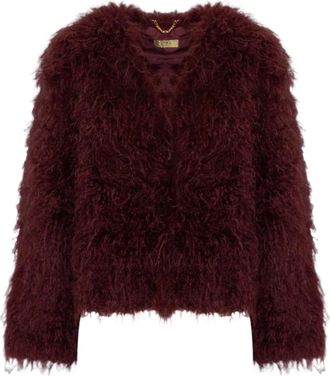 PHO Firenze Giacca in ecopelliccia - - Jackets - Donna - Rosso - S