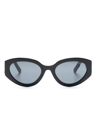 Marc Jacobs Occhiali da sole ovali - Nero