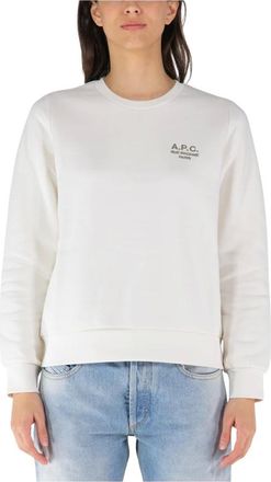 A.P.C. Mujer, Sudaderas, Blanco, Talla: M