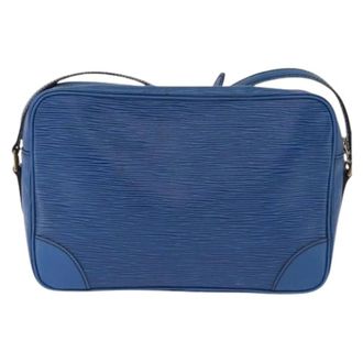 Louis Vuitton Pre-owned Vintage Cross Body Bag - Dames - Pre-owned - Blauw - Maat: ONE Size Leer