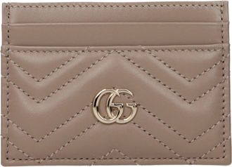 Gucci Donnas Portadocumenti in pelle Grigio/Tortora