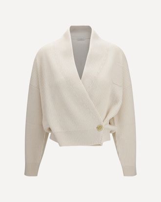 Brunello Cucinelli English rib cashmere Cardigan Female XS
