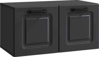 vidaXL Mueble Para Tv De Pared Negro 59,5 X 31 X 30 Cm Vidaxl