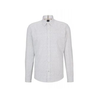 HUGO BOSS Hombre, Camisas, Blanco, Talla: M