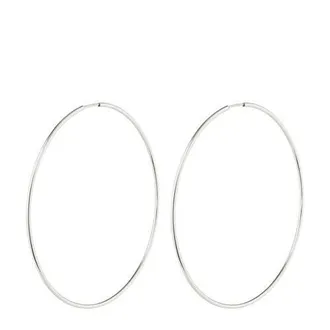 Pilgrim silver plated oorbellen Sanne X-Large