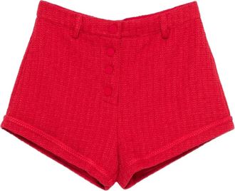 Poss&eacute; Jacqueline shorts - women - Cotton/Polyester/Viscose/Rayon - M - Red