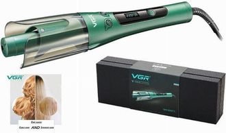 Trade Shop Trade Shop Traesio - MaxTech - Piastra Arricciacapelli Elettrico Professionale Rotazione Automatica Vgr V-583