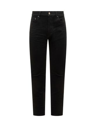 Amiri Black Mid Rise Jeans