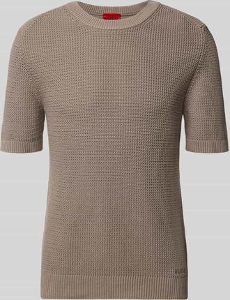 HUGO BOSS Regular Fit T-Shirt aus reiner Baumwolle Modell SAFFON in Hellbraun, Gr&ouml;&szlig;e XXL