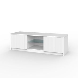 Aquadesign Mueble de tv en melamina y mdf blanco