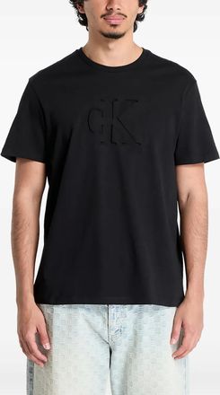 Calvin Klein cotton T-shirt - men - Cotton - M - Black