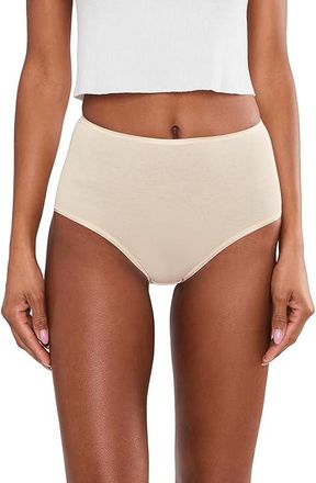 Hanro Cotton Seamless Full Brief Womens Underwear Summer Sand : MD