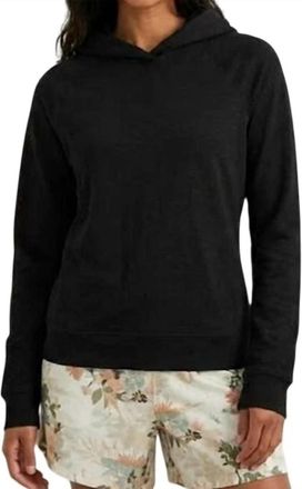 Eddie Bauer Lightweight Tempo Pullover Hooded Tee Shirt Hoodie In Black